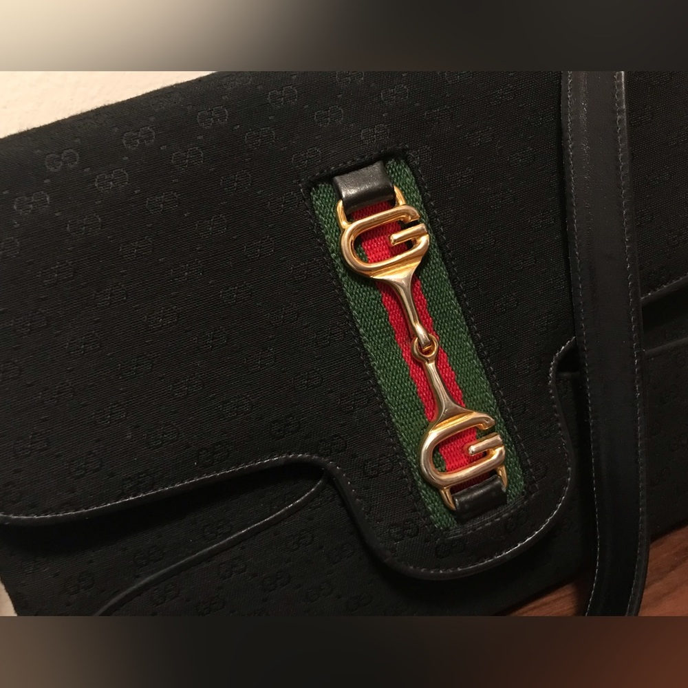 Gucci Horsebit 1955 convertible bag in black - Picture 6 of 17